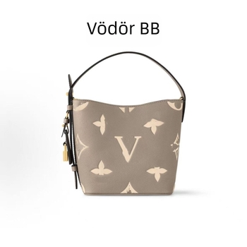 Női divat bucket táska egy vállpánttal, kis méretű, bőrből.