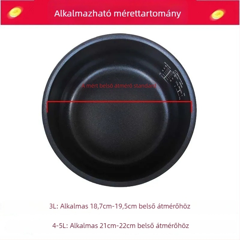 Midea/Supor rizsfőzőhöz univerzális gőzölő rács, műanyag gőzölő tálca, 3L–5L, tartozékok