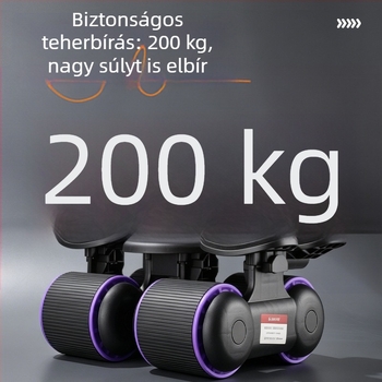 Automatikus visszapattanó haskerék hasizom-gyakorlatokhoz, könyöktámaszos, otthoni fitnesz eszköz
