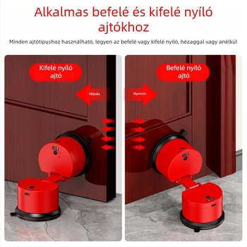 D08 Ajtóstopper, anti-lopás védelem, otthoni használatra, nőknek, szállodákhoz, utazáshoz és egyedül élőknek