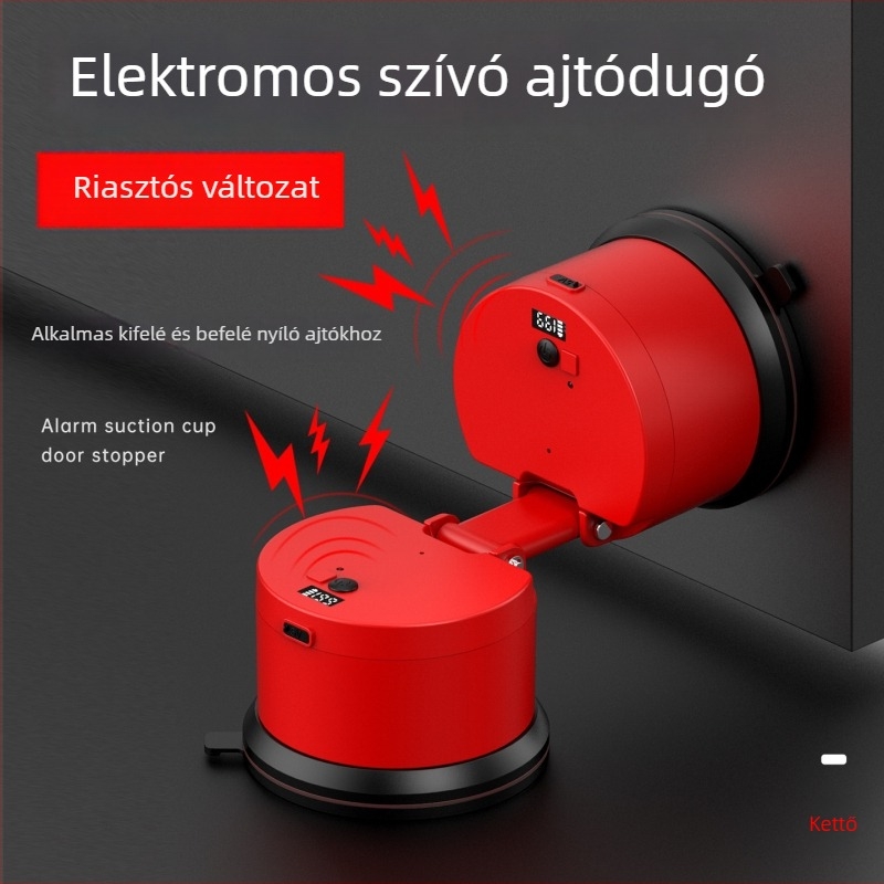 D08 Ajtóstopper, anti-lopás védelem, otthoni használatra, nőknek, szállodákhoz, utazáshoz és egyedül élőknek