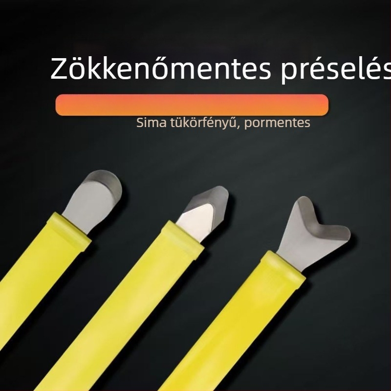 Szakmai tömítő eszköz belső és külső sarkokhoz, fugázó kaparó, csempe él-presser, sarkok tömítőlemez