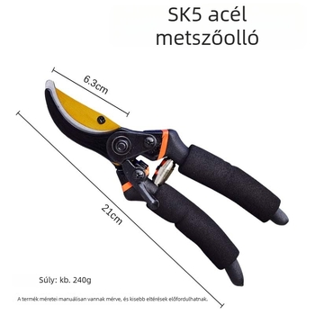Kerti metszőolló ágakhoz és gyümölcsfákhoz