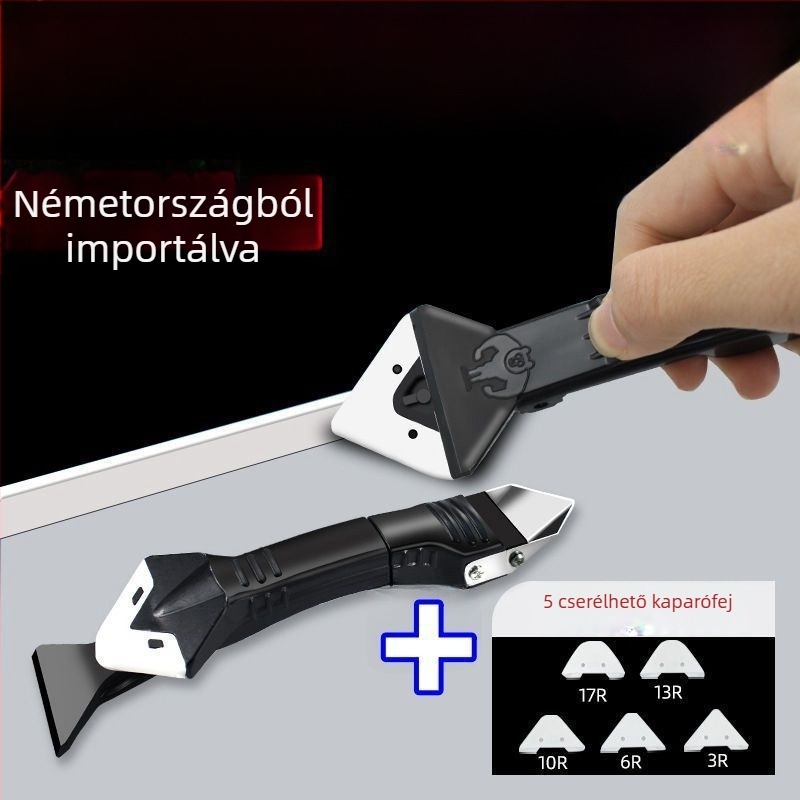 Új üvegszilikon spatula konkáv szögű glettelő és fugák finiselésére