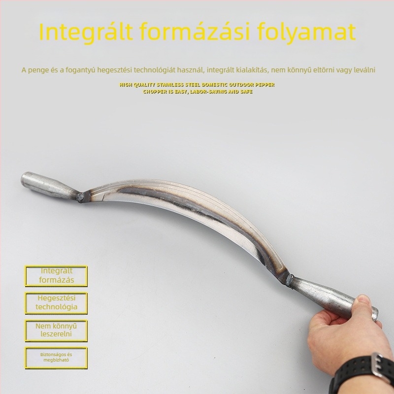 Ívelt kéreglehúzó kés kovácsolt mangánacélból – kerti eszköz