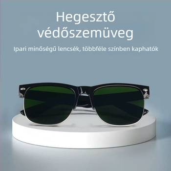 Hegesztő védőszemüveg UV-védelemmel, anti-reflex és ívvédelmi fény elleni védelemmel