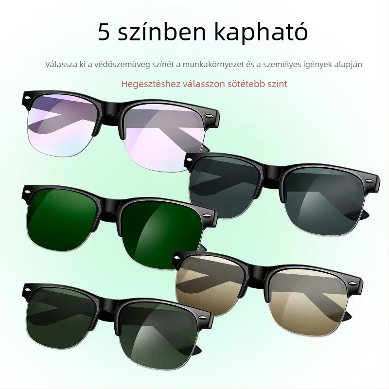 Hegesztő védőszemüveg UV-védelemmel, anti-reflex és ívvédelmi fény elleni védelemmel