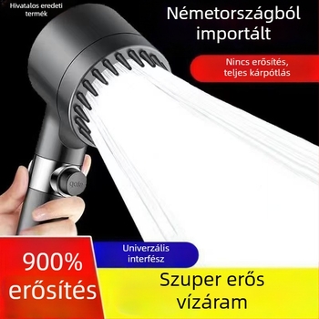 Német magasnyomású zuhanyfej szűrővel és masszírozó funkcióval
