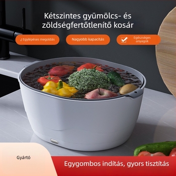 Elektromos zöldség- és gyümölcs mosókosár
