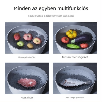 Elektromos zöldség- és gyümölcs mosókosár