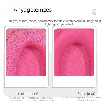IKF V11Pro fejhallgató bőrtok habszivacs fülpárnákkal – cserealkatrészek a fülpárnákhoz