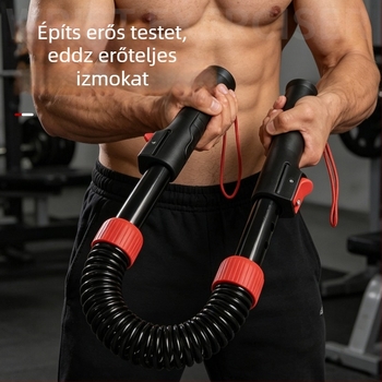 Állítható karerősítő a kar- és mellizmok edzésére, multifunkcionális rugós edzőkar