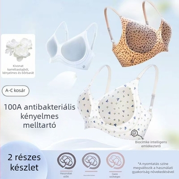 Puha támogatású, drót nélküli, varrat nélküli melltartó nőknek, anti-sagging, kényelmes lifthatás, összegyűjti az oldalsó melleket és vizuálisan nagyítja a kis melleket