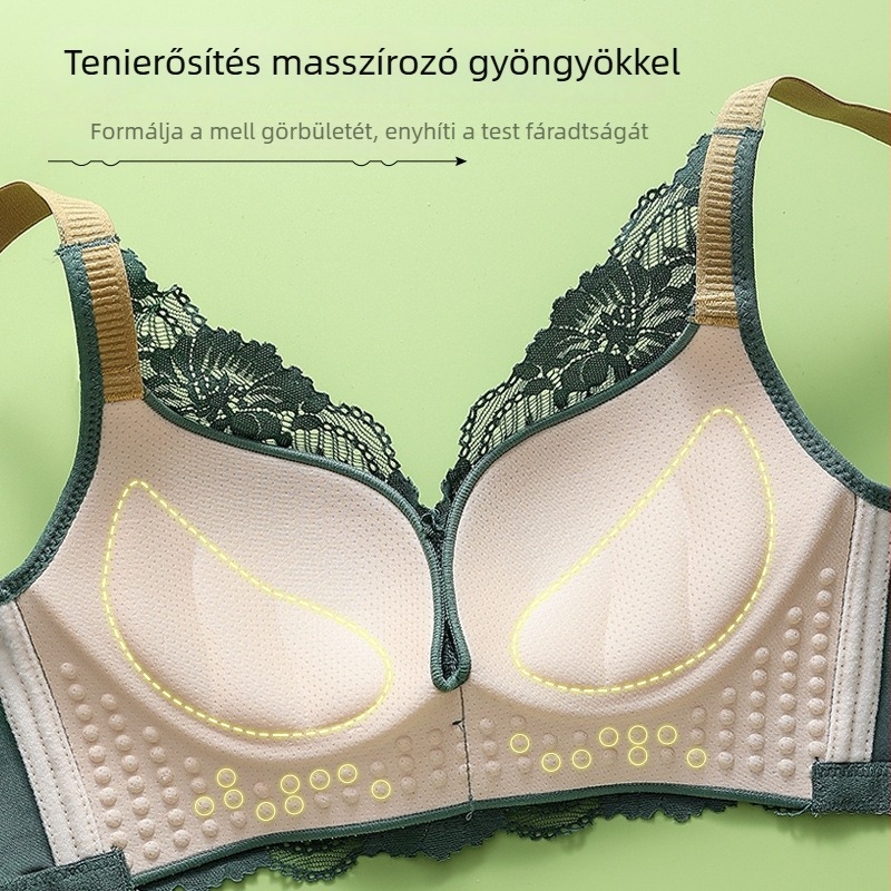 Csipkés, vezeték nélküli melltartó kis mellekhez, állítható formázó fehérnemű 9228