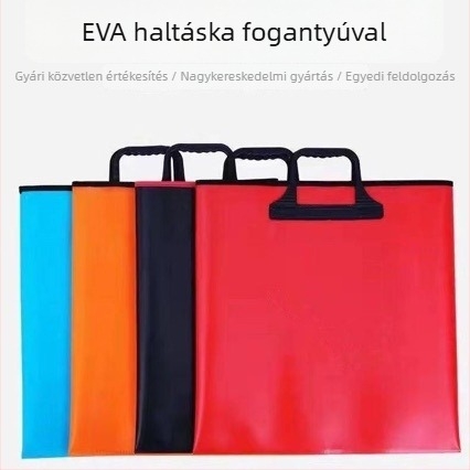 EVA élőhalas táska, hordozható, összecsukható és megerősített, többfunkciónális horgászfelszerelés-táska kültéri használatra