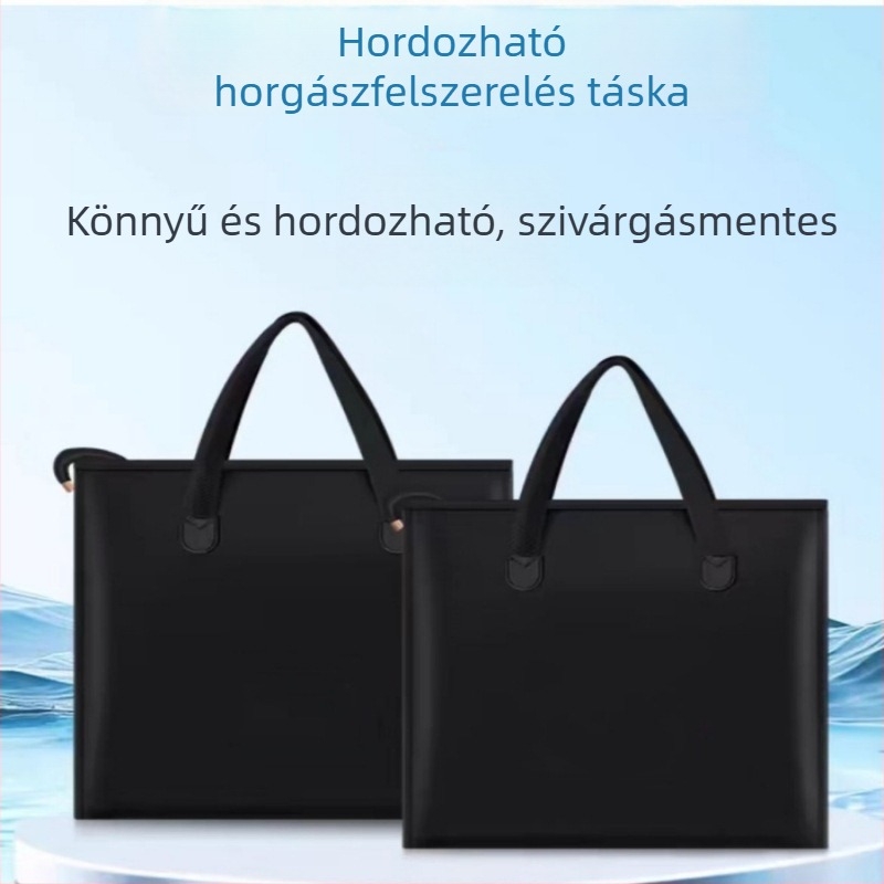 Vízálló horgász felszerelés táska kézi hordtáska, összecsukható, hordozható tároló a horgászati eszközökhöz