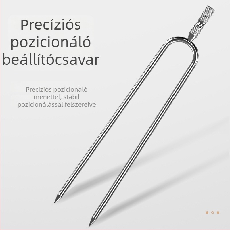Rozsdamentes acélból készült horgászbot tartó — univerzális, többirányú állvány