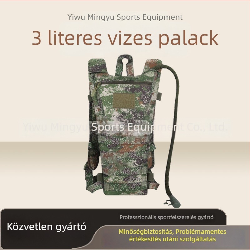 3L taktikai hidratáló zsák kamuflázzal, kerékpározáshoz, hegymászáshoz és túrázáshoz
