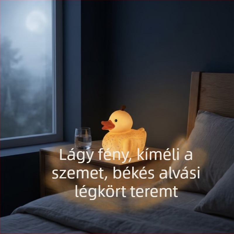Fénylő gyanta kacsa dekorfigura kerthez, nappaliba és hálószobába