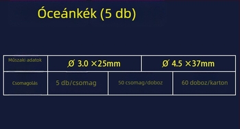 Oshin Kék Hal – 5 darab fénylő pálcikák horgászathoz