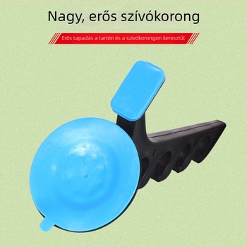 Kültéri használatra szívófejes horgászbot-tartó