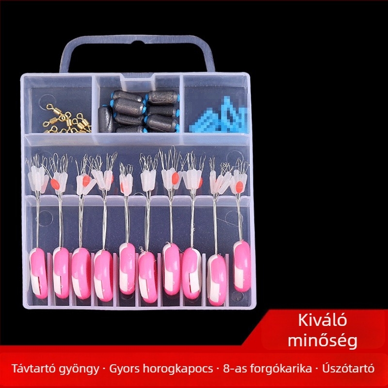 Horgászati kis kiegészítők: Space beads, nyolcas gyűrűs úszóalap, gyors ólomkészlet