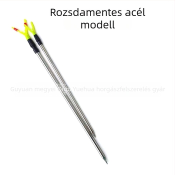 Y alakú teleszkópos horgászbot tartó, rozsdamentes acél és alumínium ötvözet