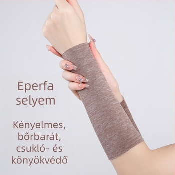 Selyem bársonyos csuklópánt, vékony, meleg, légáteresztő, ízületi védelem és hegek fedése, sporthoz