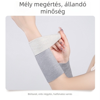 Selyem bársonyos csuklópánt, vékony, meleg, légáteresztő, ízületi védelem és hegek fedése, sporthoz