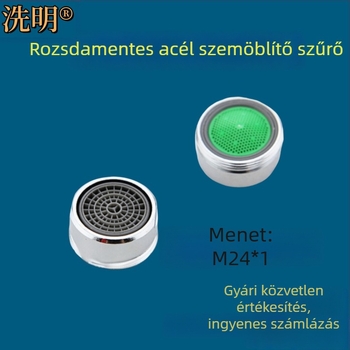 Rozsdamentes acél szemmosó fúvóka szűrő M24×1, M28×1, M18×1