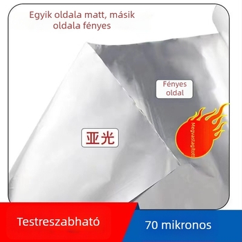 Kézzel készített, domborított alumíniumfóliából készült medál, 0,07 mm vastagság, DIY fóliaművészethez és oktatási kísérletekhez