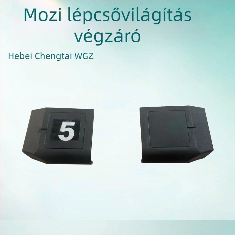 Lépcsőfok világító lámpa számfelirattal, mozi LED számfény