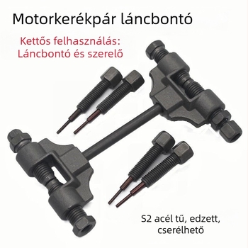 Motorkerékpár lánc eltávolító eszköz, kompakt láncszétszerelő és időzítő lánc eszköz