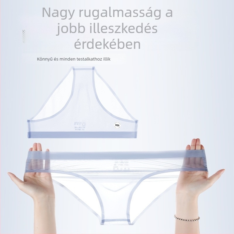 Férfi nejlon antibakteriális anyagból készült, varrats nélküli alsónemű, 3D kontúr, középmagas derékrész