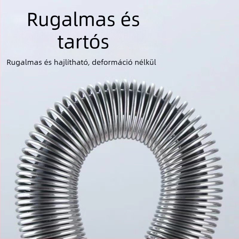 304 rozsdamentes acél zuhanycső a fürdőszobába, 1,5–2 m, hosszabbított, robbanásbiztos