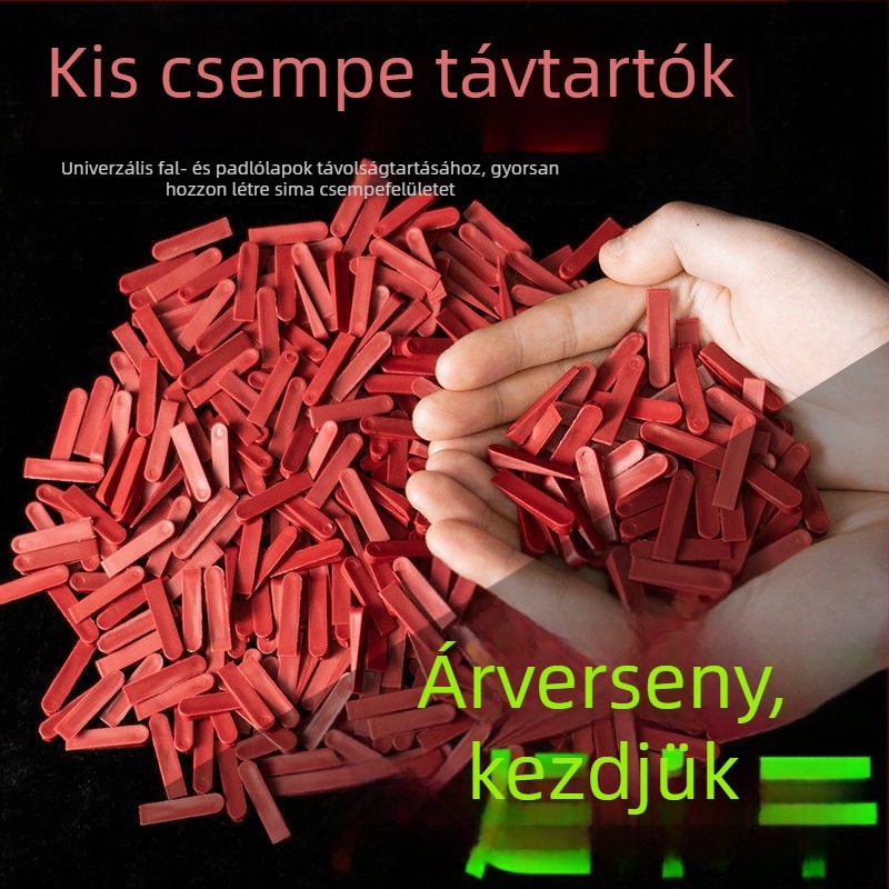 Kicsi csempe közti távtartók, szintező és fugabeállító eszközök