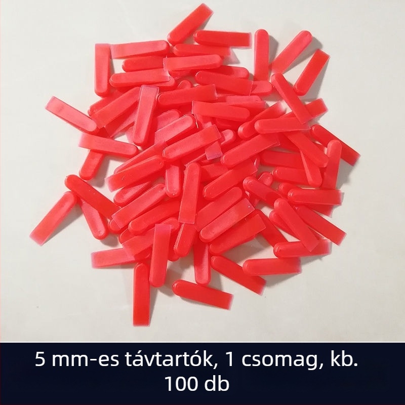 Kicsi csempe közti távtartók, szintező és fugabeállító eszközök