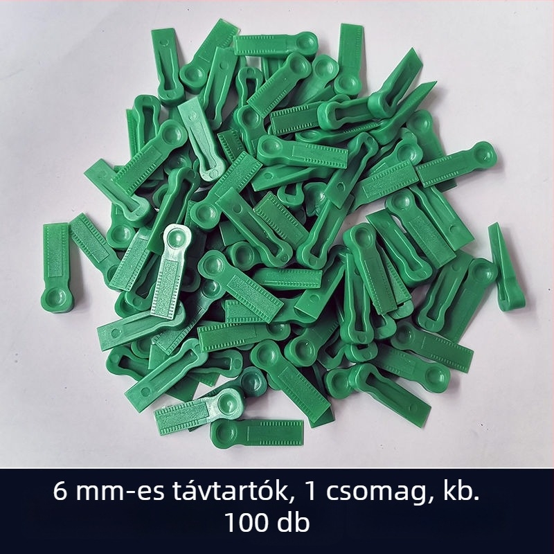 Kicsi csempe közti távtartók, szintező és fugabeállító eszközök