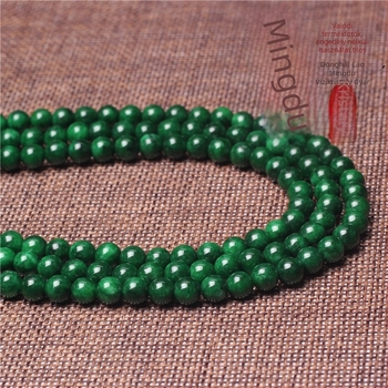 8A zöld jadeit chalcedon szabad gyöngyök DIY ékszerekhez