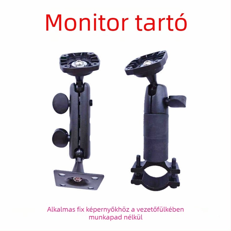 Járművre szerelt monitor tartó – falra szerelhető, univerzális tableták és notebookok számára