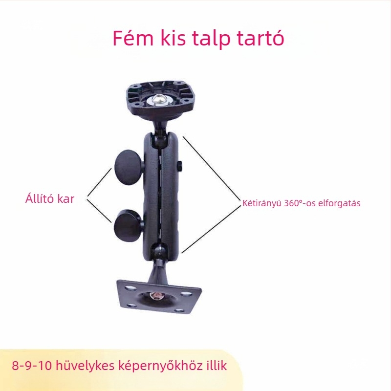 Járművre szerelt monitor tartó – falra szerelhető, univerzális tableták és notebookok számára