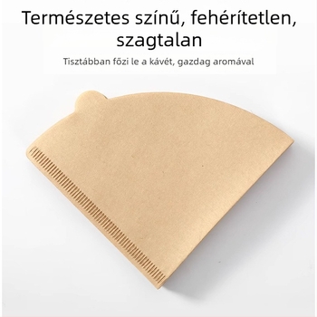 V60 kávéfilter papír – ventillátor alakú, konikus formájú, kézi leöntéses kávéhoz