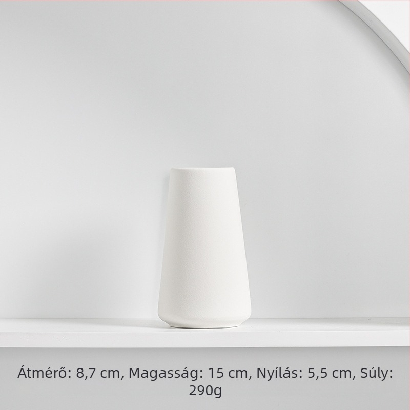 Longli Porcelain kerámiaváz – modern minimalista otthoni dekoráció