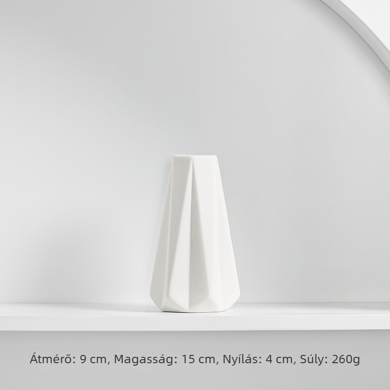 Longli Porcelain kerámiaváz – modern minimalista otthoni dekoráció