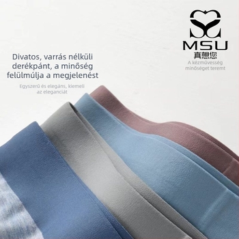 MSU férfi modal boxeralsó, plusz méret, magas derekú, légáteresztő