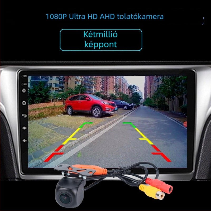 AHD1080P HD hátsó kamera Android nagy képernyővel, 170° széles látószög autóhoz