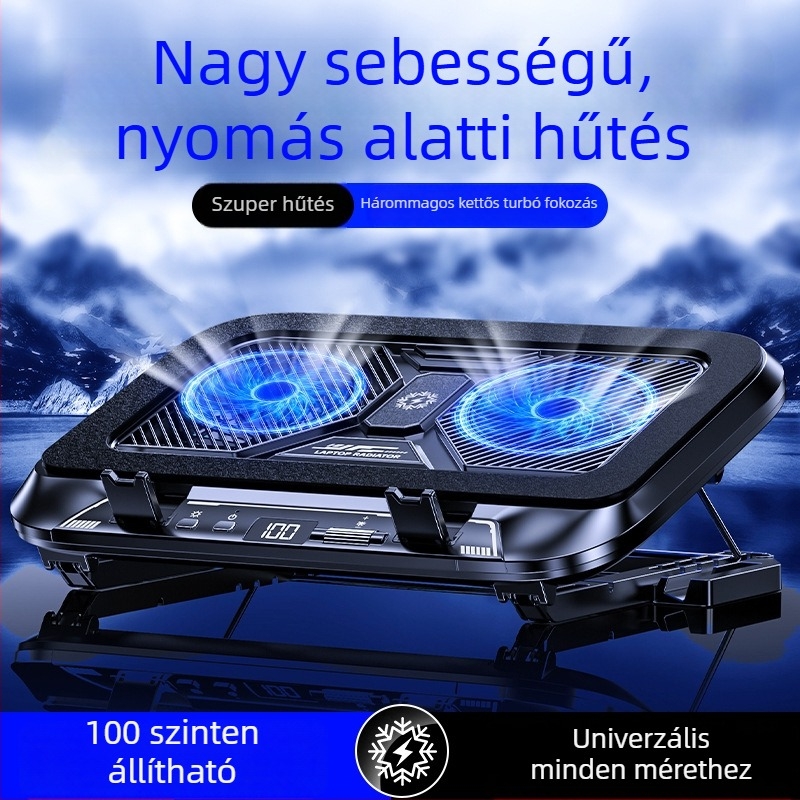 Z36C laptop hűtőradiátor nyomott levegőhűtéssel, játéktámasz kettős turbóventilátorokkal