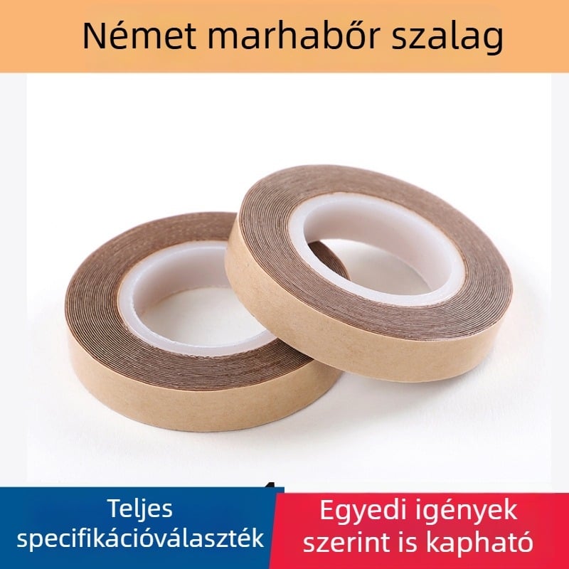 Paróka hosszabbításához használt ragasztófilm, nyom nélküli csere-szalag, német Kraftpapír, hosszú távú és bőrbarát