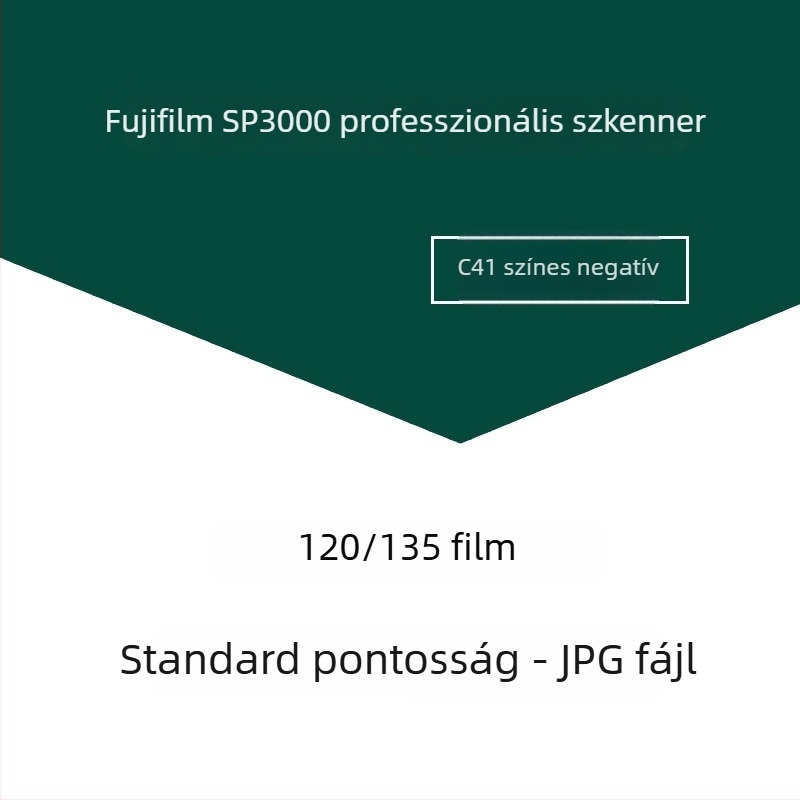 35mm színes negatív film feldolgozás és szkennelés csomag