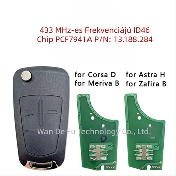 ID46 chip 433MHz Opel távirányító kulcsokhoz: Corsa D / Astra H